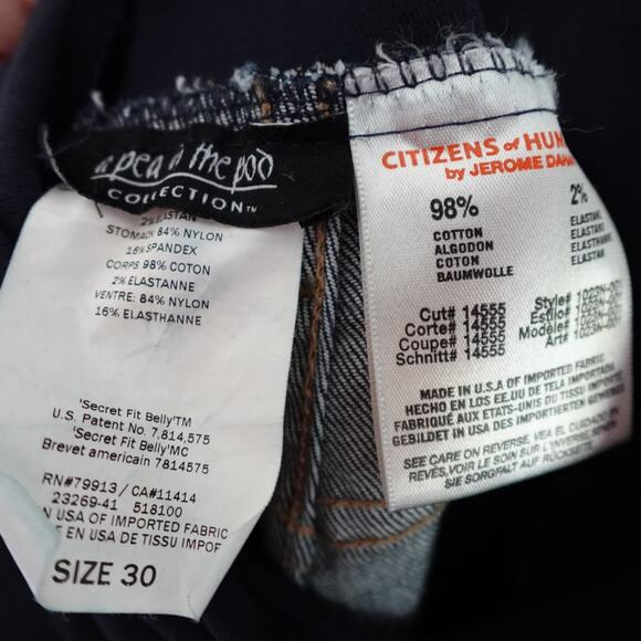 Citizens Of Humanity Maternity Jeans Pea in the Pod Bootcut Jeans Size 30 Denim - Picture 6 of 10